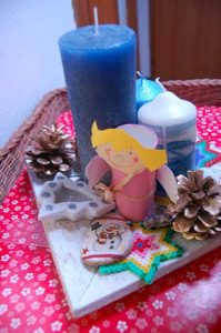 ganze Familie krank Adventskranz