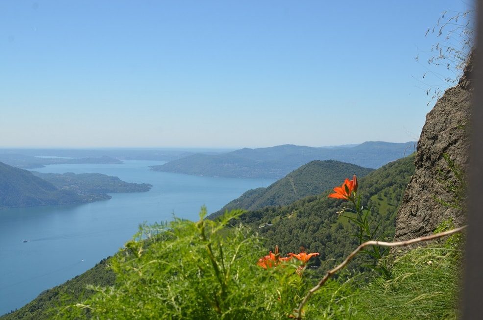 Lake Maggiore View from Cadorna Line Trail