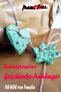 nachhaltige Geschenkanhänger