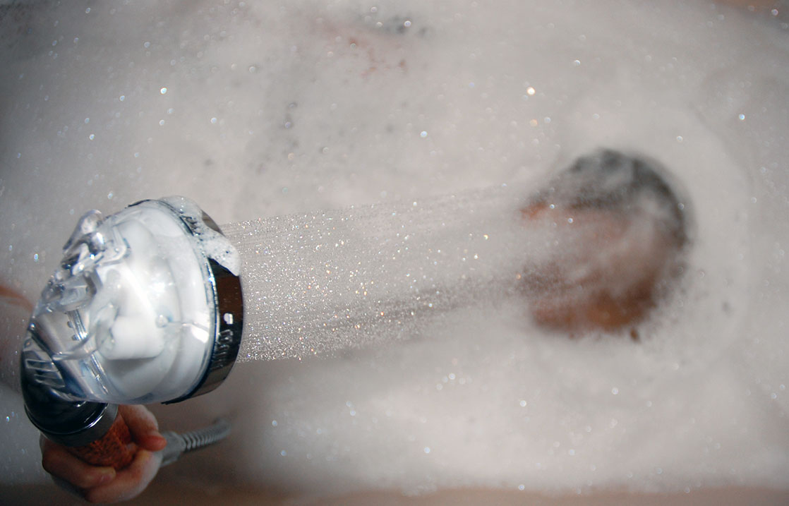 wassersparender Duschkopf AlpenKraft