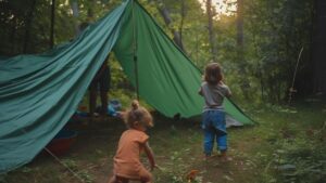 Waldübernachtung mit Kindern